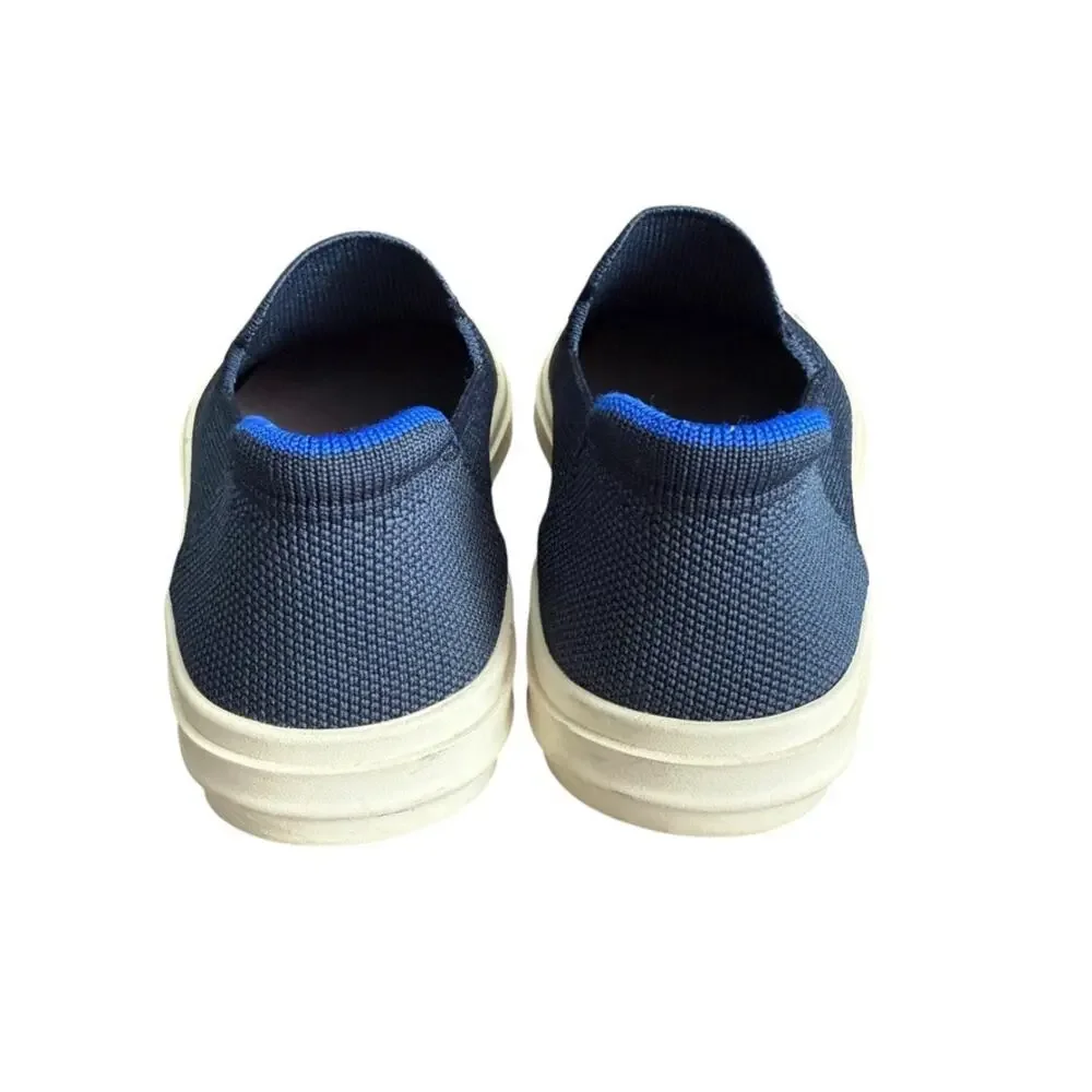 Rothy's Original‎ Slip On Sneakers Women 5.5 Navy Comfort Lightweight Casual